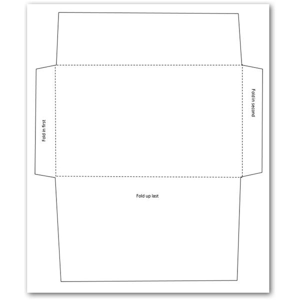 a4 envelope address location for window template